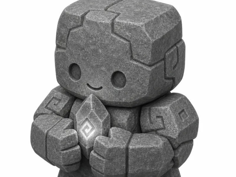 Pequeño golem adorable
