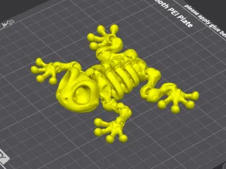 Articulated Skeleton Frog