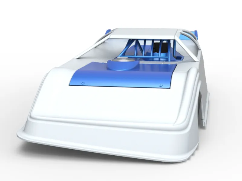 Super Dirt Late Model per asfalto in scala 1:25