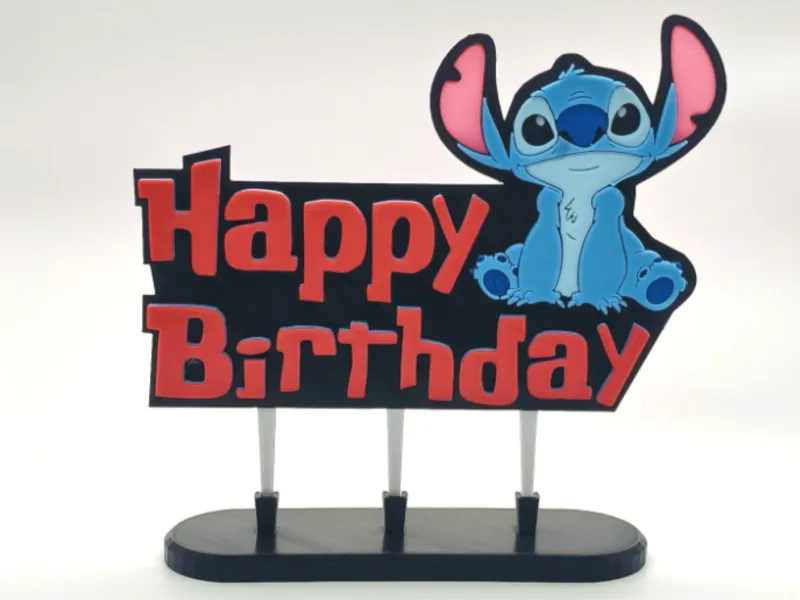 Stitch Cake Topper