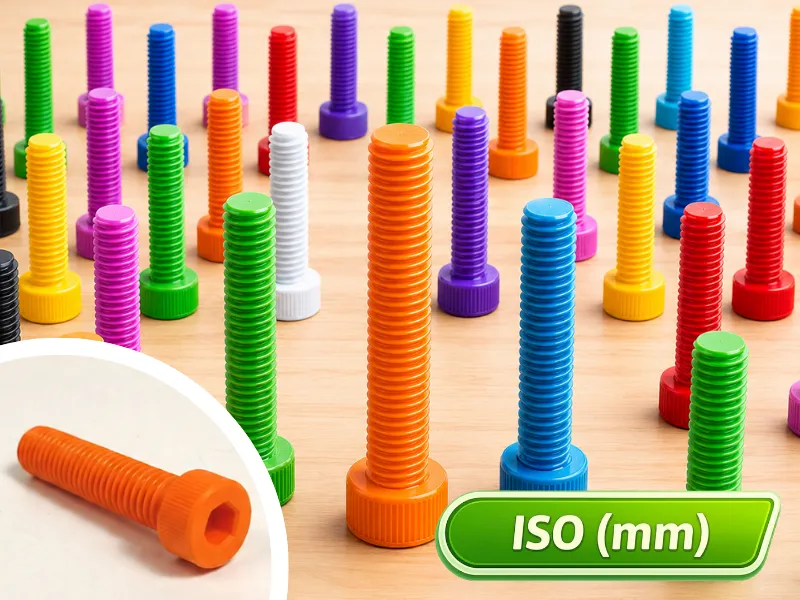 ISO Knurled Socket Head Bolt Set