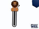 Lion - Bookmark (Facedown Print)-0