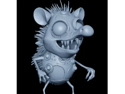 Biomechanical Rat 3D Mode