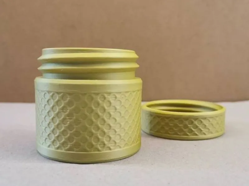 Threaded Container #2 | Secure Screw-Top Storage Jar