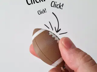 Football Clicker Fidget Toy