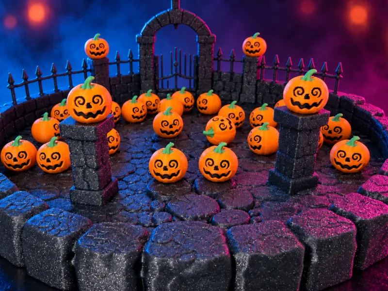 mini halloween pumpkin