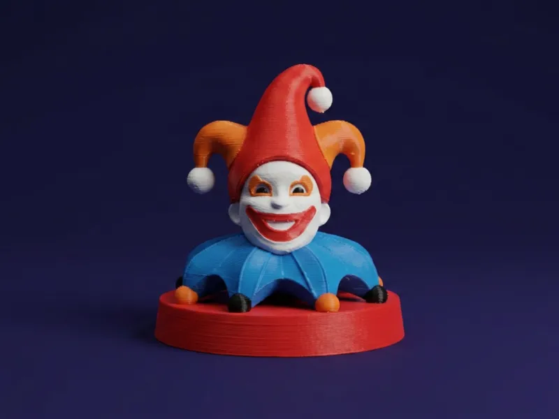 Balatro Joker Bust Figurine Multi/Single Color