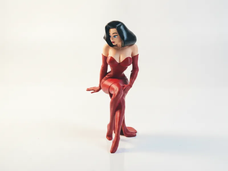 Jessica Rabbit Sitzende Figurine Cartoon 3D-druckbar