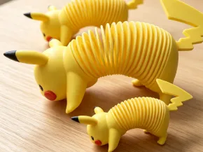 Springy Pikachu Pokemon | Multipart & Multicolor