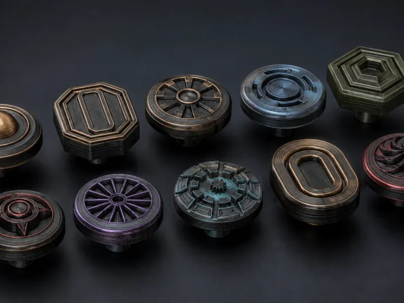 Modular 3D Printed Cabinet Knobs – M4 Bolt Mount
