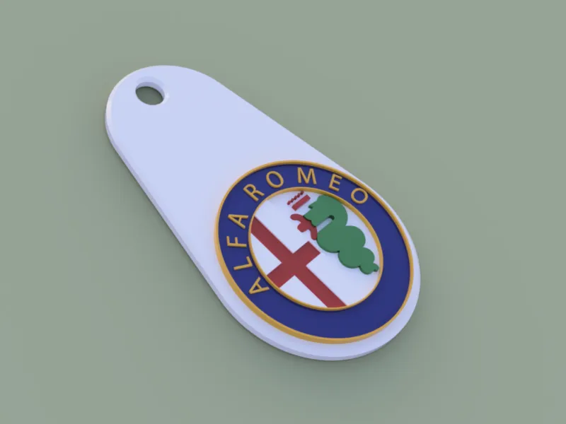 porte clef alfa romeo