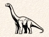 brachiosaurus-dinosaur wall art home decor-0