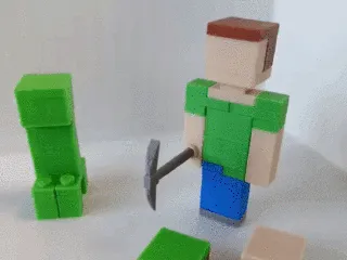LEGO - STEVE MINECRAFT + CREEPER