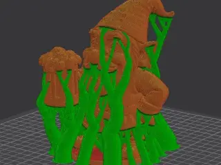 Gnome with bear