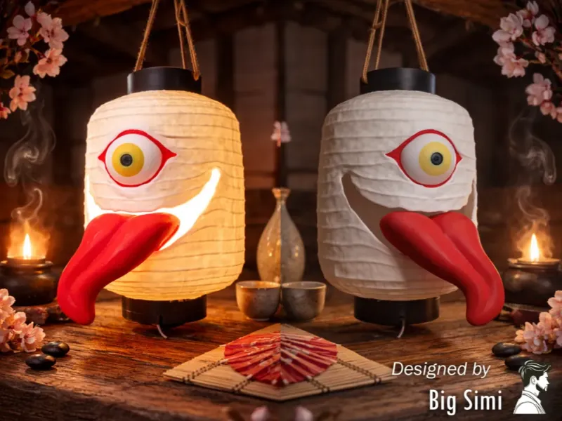 Farolillo japonés Chochin Obake