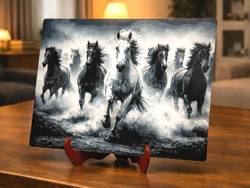 Rennende paarden – HueForge