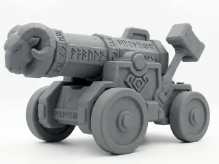 Dwarven siege cannon