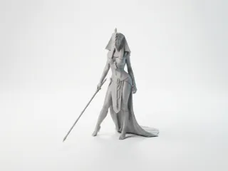 Egyptian Warrior Figurine Fantasy 3D Printable