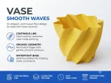 Smooth Waves 3D Printed Vase-0