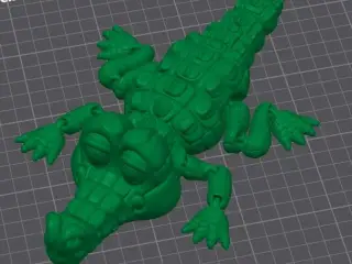 CUTE FLEXI CROCODILE ARTICULATED