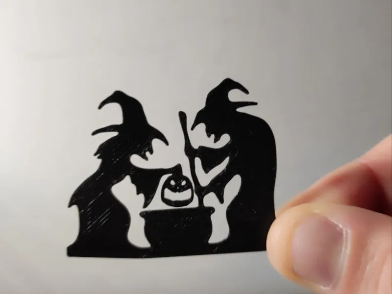 Silhouette Hexen Kessel