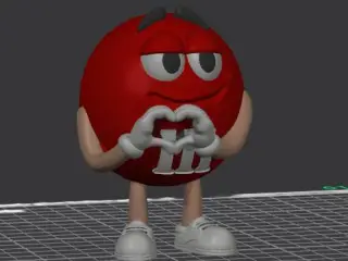 Red M&M character