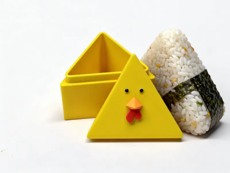 Chick-shaped Storage Box / Onigiri Carry Case