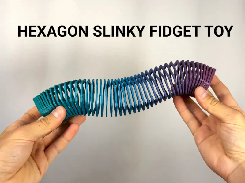 Hexagon Slinky Fidget Toy