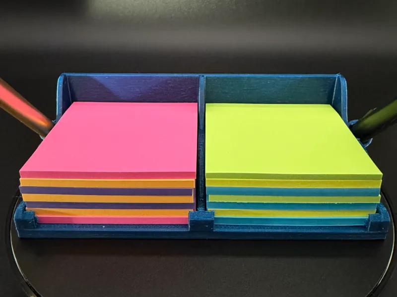 Sticky Note Holder with Pen & Stylus Dock