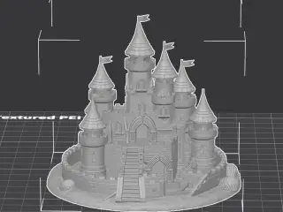 Layered Sandcastle – Desert & Shore Vibes 🏰🏖️