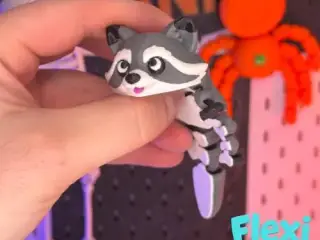 Flexi Raccoon – Print-in-Place Edition