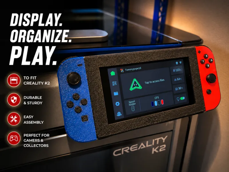 Крышка экрана K2 Nintendo Switch без CFS