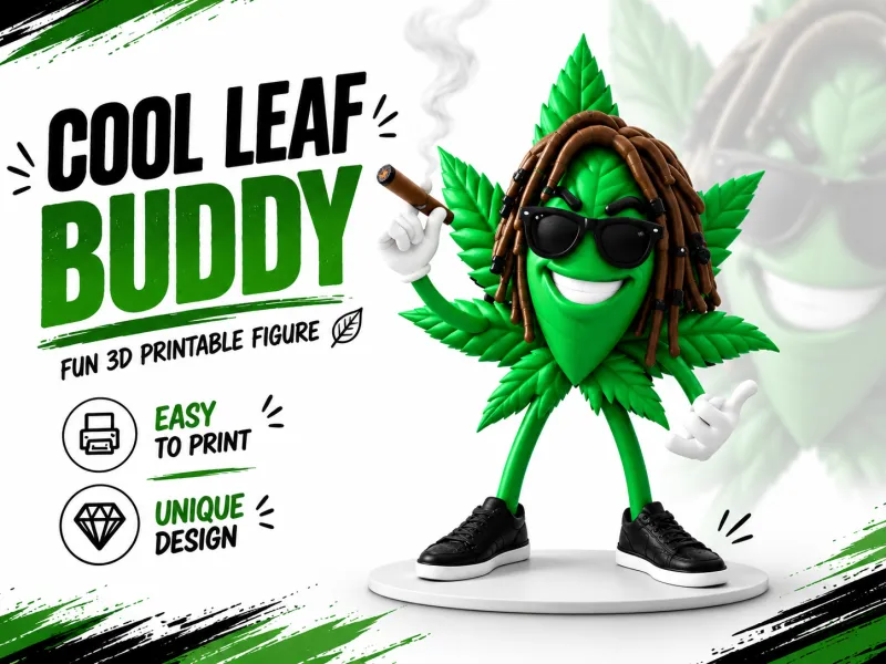 Funny Weed Leaf  Cool Leaf Buddy