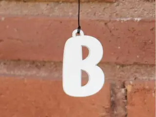 Letter B Keychain