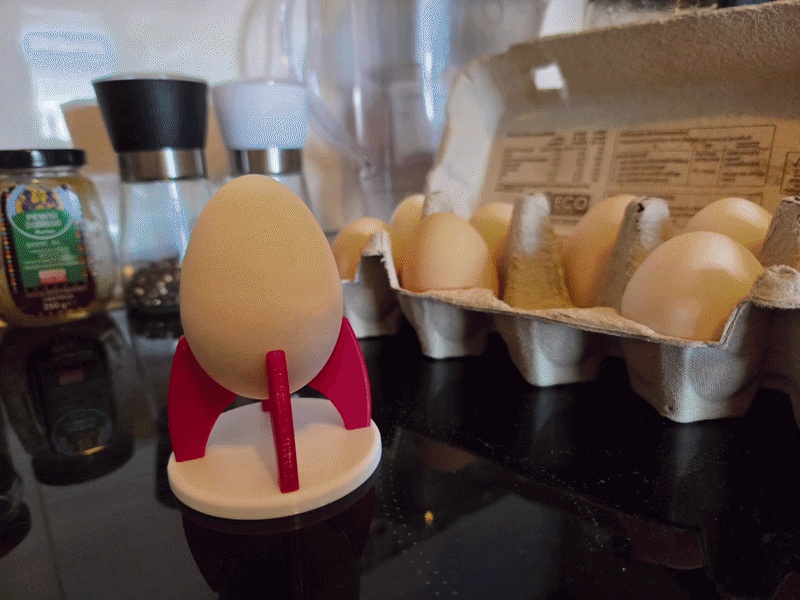 Space Egg – Ontbijt Raket Eierhouder