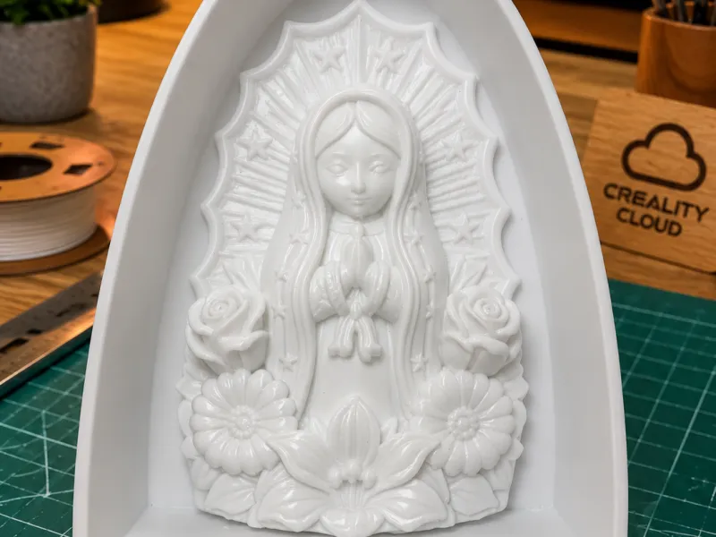 virgen niña molde para silicona