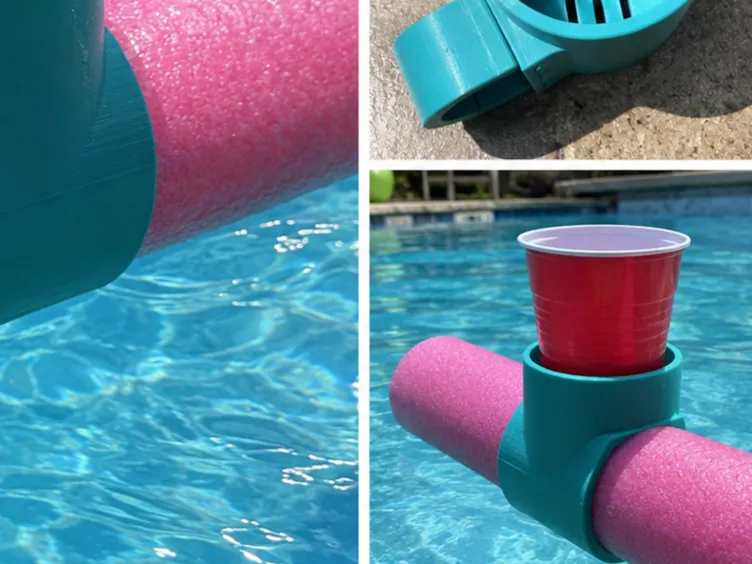 pool noodle drink holder