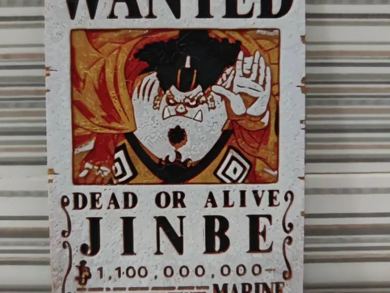 Hueforge style letter from Jinbe