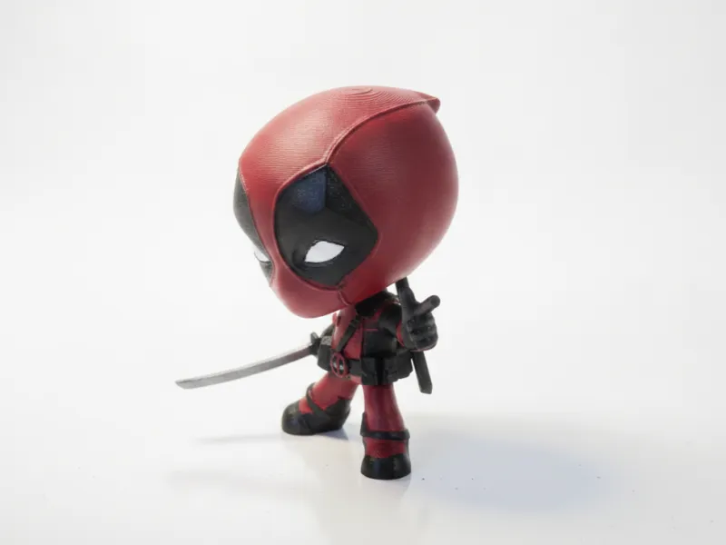 Chibi Deadpool Pointing Figurine 3D Printable