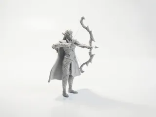 Archer Fantasy Figurine 3D Printable