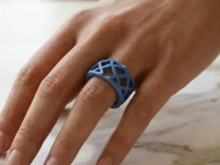Facet Mesh Geo Ring – Noah0x03
