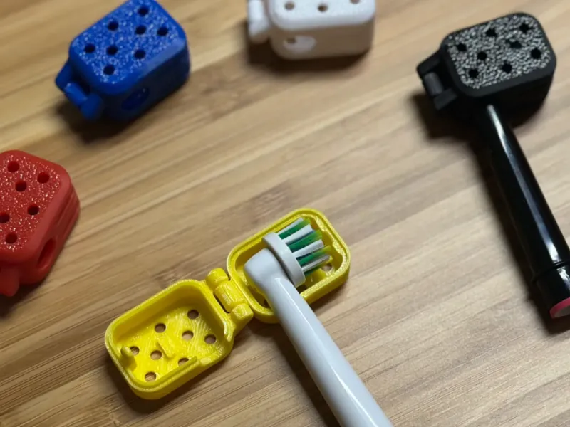 Electric Toothbrush head travel case