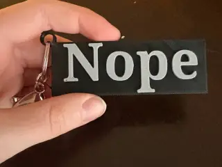Nope Keychain