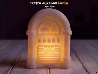 RETRO JUKEBOX LAMP - LED TEALIGHT HOLDER NIGHT LIGHT [FREE]