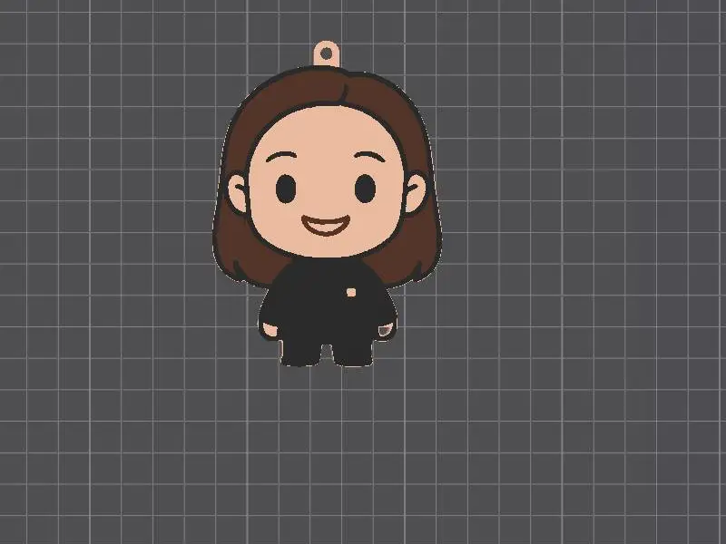 Sanna Marin Finland Women Keychain