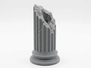 Ancient Greek column ruin