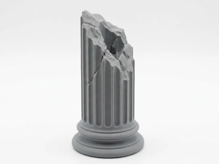 Ancient Greek column ruin