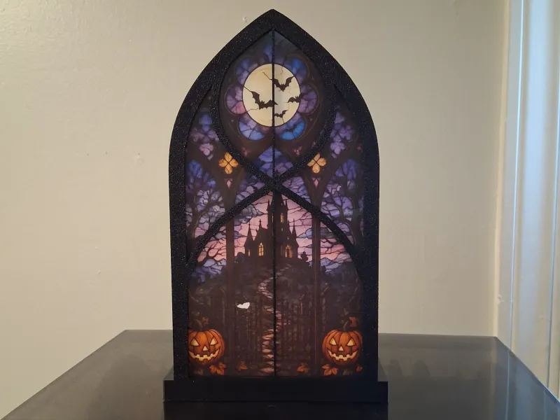 Halloween Gothic Book Nook Window