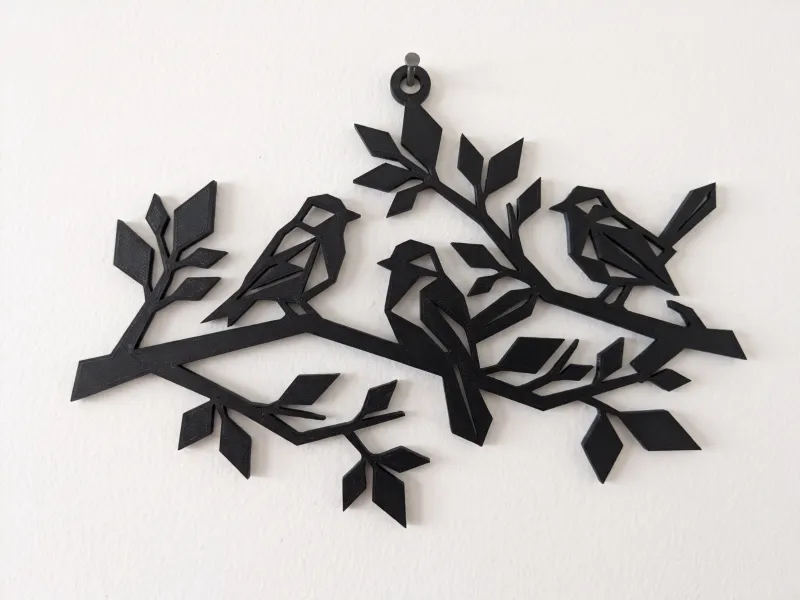 Geometrische Vogels Wandkunst
