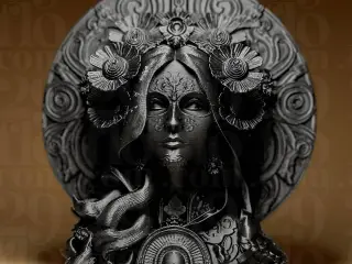 Ornamental Dia Dos Muertos Relief